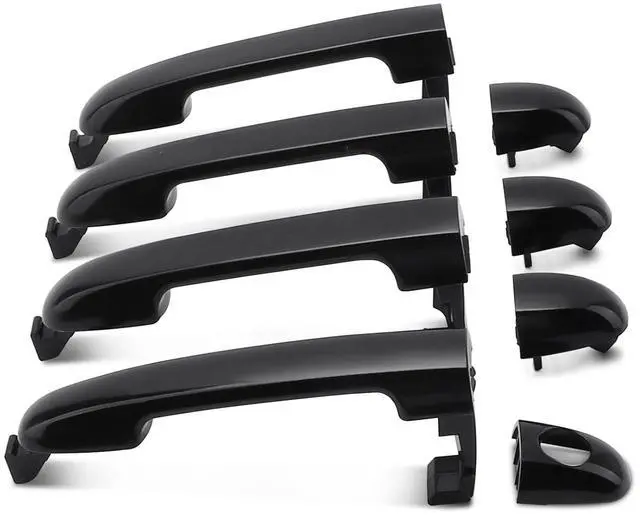 Main image of 4Pcs Front Rear Left Right Exterior Door Handle Driver Passenger Side for Hyundai Elantra 2006-2012 (OEM# 826512H000 826522H010 826522H020)