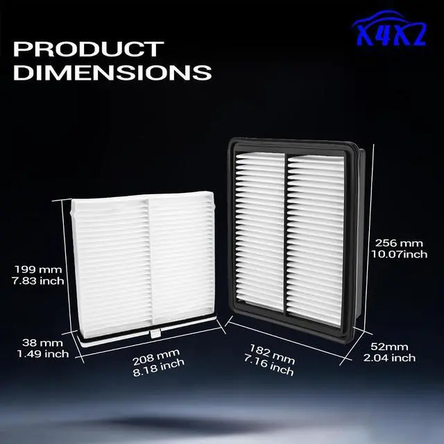 Alt view image 6 of 7 - PAJ8-13-3A0A BDGF-61-J6X Engine & Cabin Air Filter Kit Compatible with 2020-2025 Mazda CX-30 CX30 2.0L/2.5L Gas, 2020-2025 Mazda 3/3 Sport 2.0L/2.5L Gas Replace PAH9-13-3A0A CAF15049P