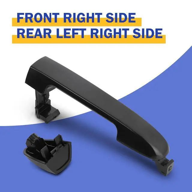 Alt view image 4 of 6 - Front Right Rear Left Right Exterior Door Handle Passenger Side for Hyundai Elantra 2006-2012 (OEM#826512H000 826522H020)