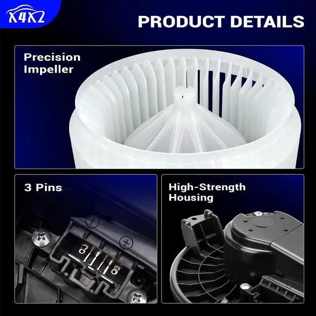 Alt view image 7 of 7 - 700249 AC Heater Blower Motor Compatible with 2017-2018 Toyota Corolla iM, 2009-2019 Corolla, 2010-2016 Prius, 2012-2017 Prius V, 2006-2018 RAV4 for 2016 Scion iM Replace 8710302210 8710342101