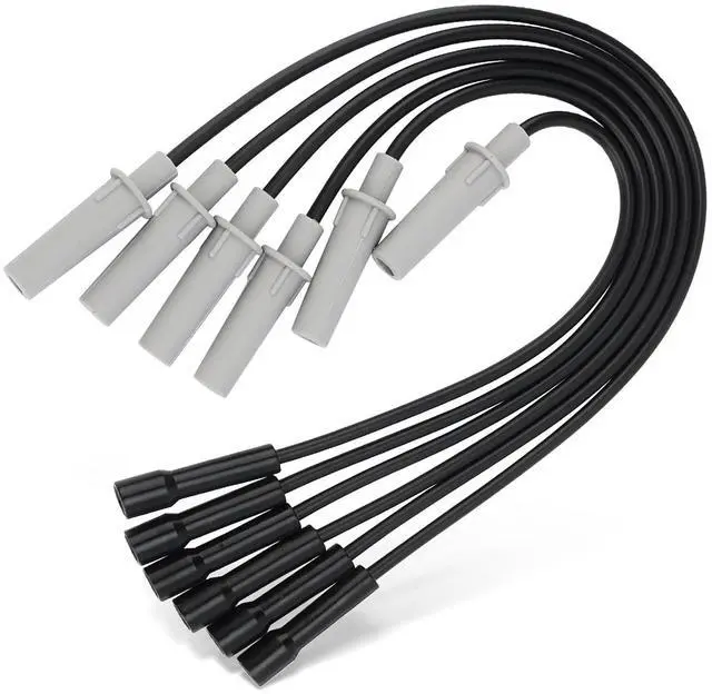 Main image of 5019593AA Spark Plug Wire Kit for 2001-2010 Dodge Grand Caravan,Chrysler Town & Country, 2005-2008 Pacifica/2009-2010 Volkswagen Routan Replace# 05019593AA, 7B0905409