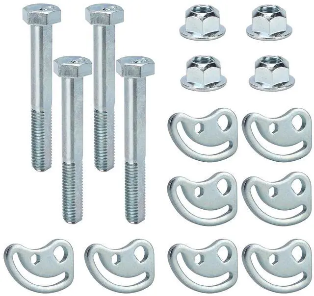 Main image of K100026 Camber Bolt Kit Compatible with Chevy Yukon Siverado Saburban Avalanche Colorado Express Tahoe GMC Canyon Sierra Savana, Front Upper Control Arm Caster Alignment, 4PCS Cam Bolt ±1.5 Degree