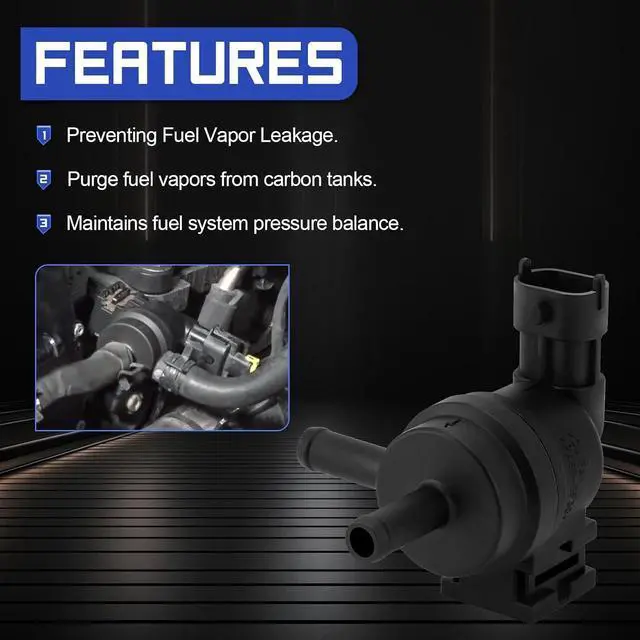 Alt view image 4 of 7 - 28910-2E000 Vapor Canister Purge Control Valve Fits for Hyundai Elantra Tucson Kia Forte Soul Replace# 911-383, 2M1282 28910-2E000