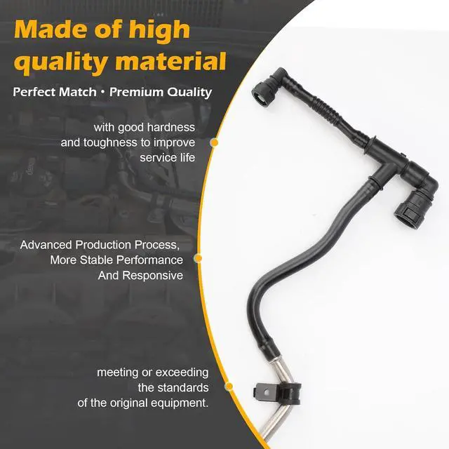 Alt view image 4 of 7 - 12673868 Positive Crankcase Ventilation PCV Tube for 2013-2018 Buick Envision Regal/Cadillac ATS CT6/Chevy Malibu,Camaro Replaces# 12654851,12662657