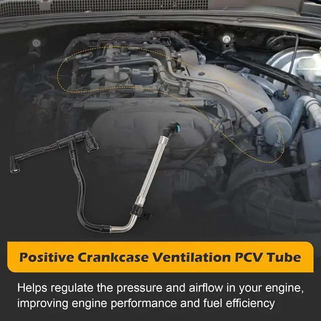 Alt view image 3 of 7 - 12673868 Positive Crankcase Ventilation PCV Tube for 2013-2018 Buick Envision Regal/Cadillac ATS CT6/Chevy Malibu,Camaro Replaces# 12654851,12662657