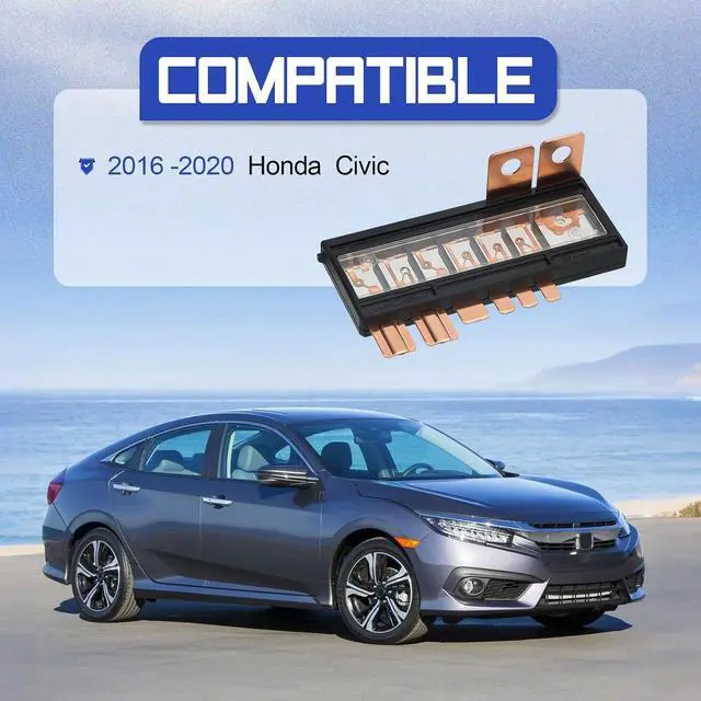 Alt view image 2 of 7 - 38231TBAA01 Multi Block Fuse for Honda Civic 2016-2020 Replace# 38231-TBA-A01