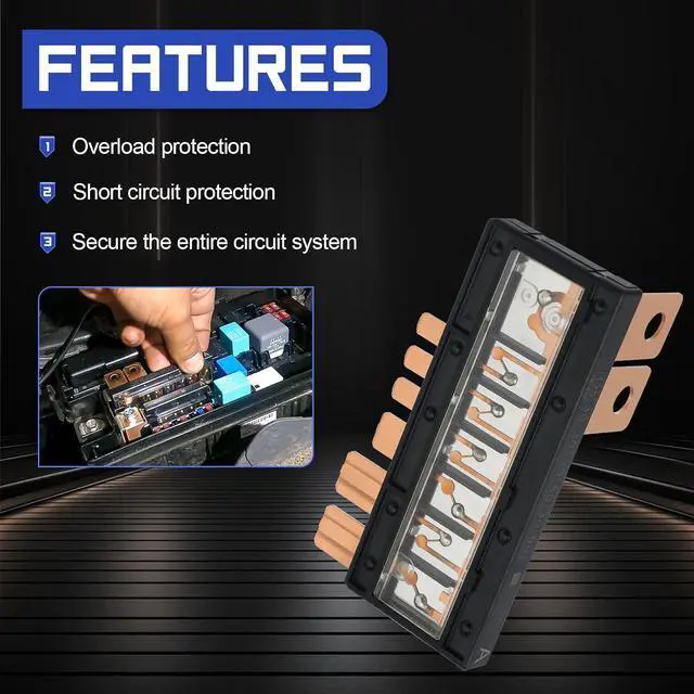 Alt view image 4 of 7 - 38231TBAA01 Multi Block Fuse for Honda Civic 2016-2020 Replace# 38231-TBA-A01