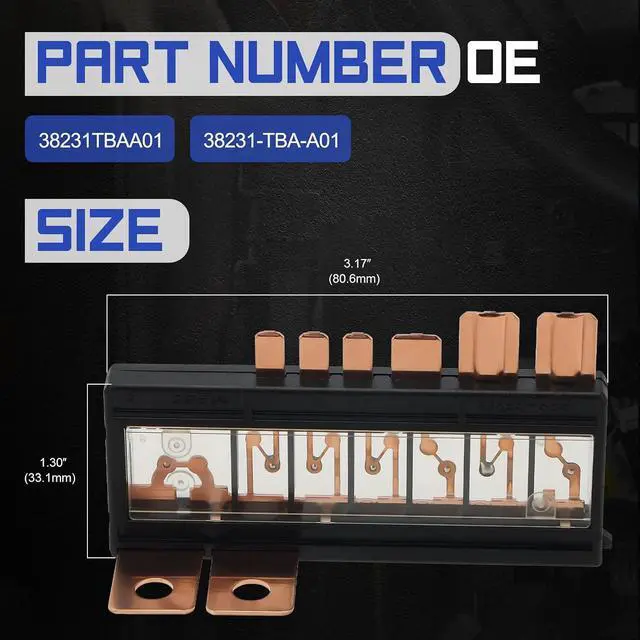 Alt view image 6 of 7 - 38231TBAA01 Multi Block Fuse for Honda Civic 2016-2020 Replace# 38231-TBA-A01