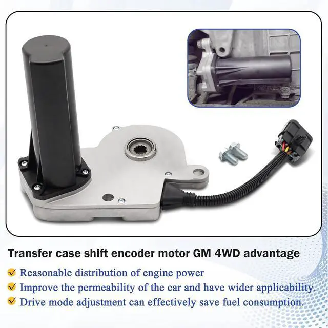 Alt view image 4 of 6 - 600-910 Transfer Case Shift Encoder Motor GM 4WD for 2004-2007 Cadillac Escalade ESV EXT Chevy Avalanche 1500 Silverado 1500 2500 HD Classic 2006-2010 Dodge Ram 1500