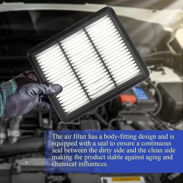 Alt view image 5 of 7 - CA12290 Engine Air Filter For 2018 2019 2020 2021 2022 2023 Honda Accord L4 1.5L Replace# 17220-6A0-A00 AF5296, A21447, PA99294, WA10813, XA11569