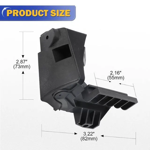 Alt view image 7 of 7 - 1 Pair GMT800 GMT801 Driver & Passenger Door Arm Rest Bracket for GM 1999-2006 Truck or Suburban Chevy Front Door Arm Rest Bracket Replacement (OEM# GMT820 GMT830)