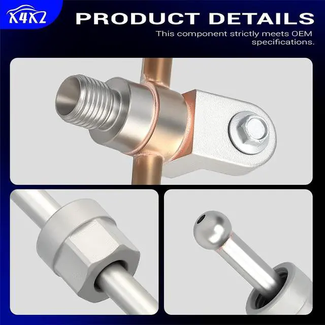 Alt view image 7 of 7 - 12677002 Fuel Injector Fuel Rail Crossover Tube for Some Chevrolet, GMC or Cadillac Vehicles Replaces GDL704 904-965