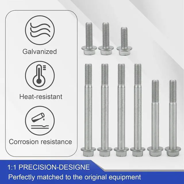 Alt view image 6 of 7 - 551221 Alternator & Power Steering Bracket Bolt Kit for LS Truck GM Engines 1999-2014 Silverado, Tahoe, Suburban, etc - GM Bracket Replaces# 12554030