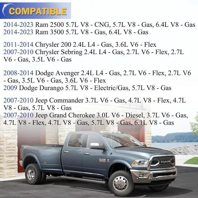 Alt view image 2 of 6 - 310-218 Evaporative EVAP Emissions System Leak Detection Pump for Dodge Journey Avenger Ram 2500 3500 Jeep Grand Cherokee Commander Chrysler 200 Sebring