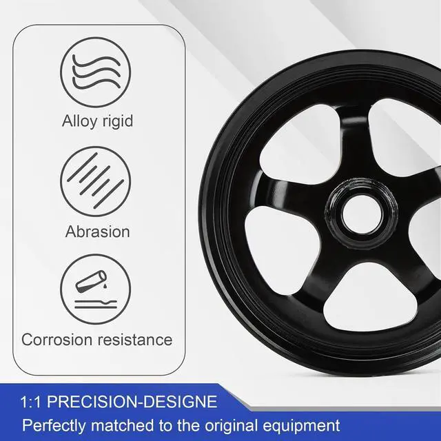 Alt view image 6 of 7 - 12559885 Steel Power Steering Pump Pulley for 1998-2002 Chevrolet Camaro LS1 Motor 1998-2002 Pontiac Firebird LS1 Motor