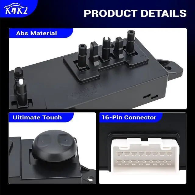 Alt view image 7 of 7 - 88193-F8110 PSW184 Left Driver Side Power Seat Switch for 2015-2019 Hyundai Sonata, 2015-2021 Hyundai Tucson Replaces# 88193-F8110TRY