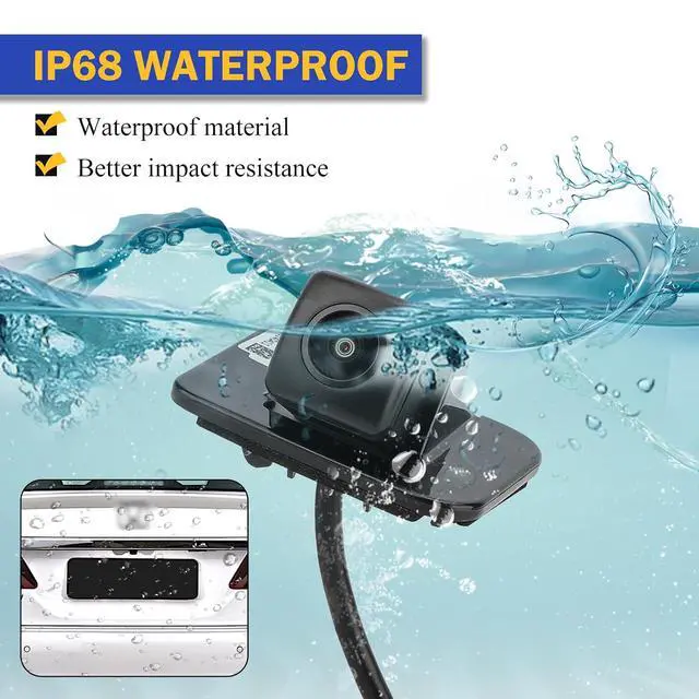 Alt view image 5 of 7 - 590-440 Backup Camera Rear View Camera Compatible with 2014 2015 2016 2017 Honda Accord, Parking Park Assist Camera Replaces # 39530-T2A-A21,39530-T2A-U21,39530-T2A-A31,39530-T2A-U110-M2
