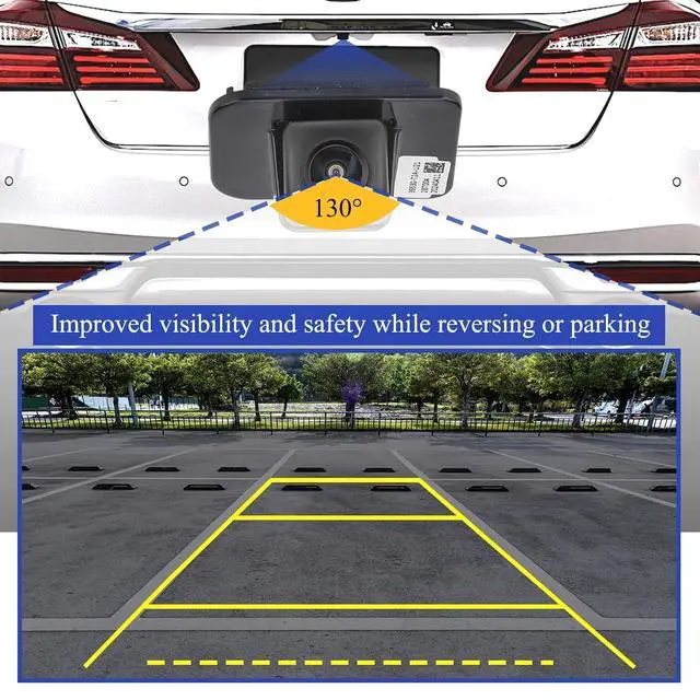 Alt view image 3 of 7 - 590-440 Backup Camera Rear View Camera Compatible with 2014 2015 2016 2017 Honda Accord, Parking Park Assist Camera Replaces # 39530-T2A-A21,39530-T2A-U21,39530-T2A-A31,39530-T2A-U110-M2