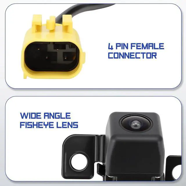 Alt view image 6 of 7 - 95760-2P202 Backup Camera Rear View Camera Compatible with 2011 2012 2013 Kia Sorento, Park Assist Camera Replaces# 592-267, 957602P000, 957602P201