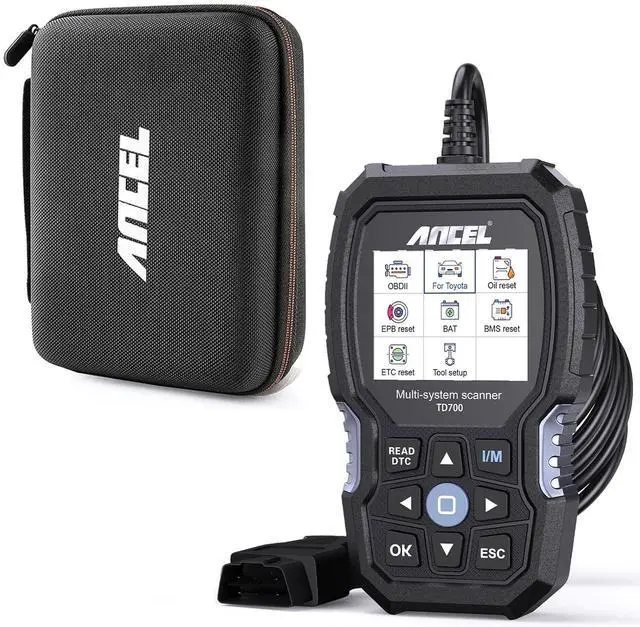 Main image of TD700 All System OBD2 Scanner Fits for Toyota Lexus Scion with Protective Case
