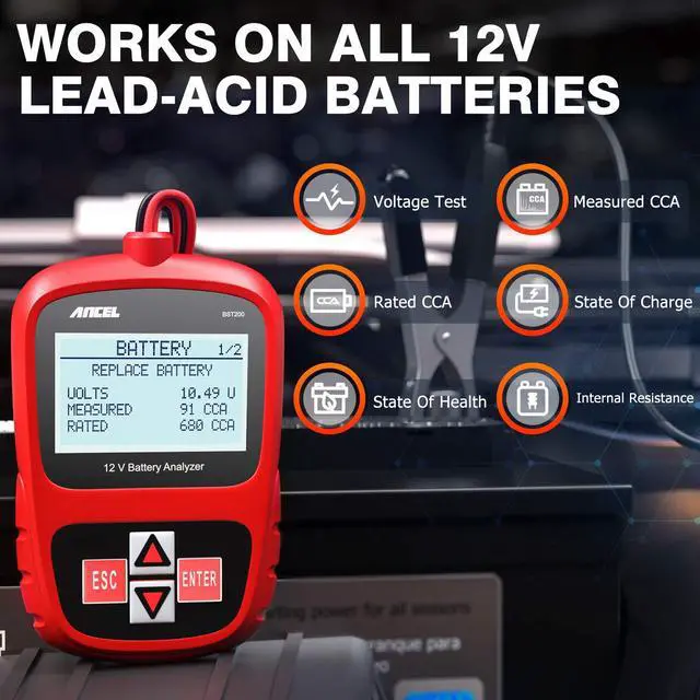 Alt view image 6 of 7 - S3000 and BST200 Car Battery Tester