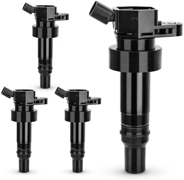 Main image of UF652 Ignition Coil Pack Compatible with 2012-2020 Hyundai Accent,2012-2017 Hyundai Veloster/2012-2020 Kia Rio,2012-2019 Kia Soul Replaces#273012B100 C1803 GN10634 5C1860 (set of 4)