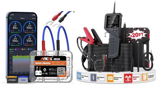 Main image of PB100 Car Circuit Tester with BM200-US Car Battery Tester