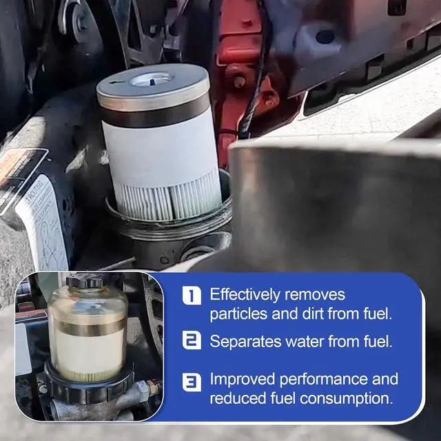 Alt view image 6 of 7 - FS20313 Fuel Filter for Volvo D11 D13 D13TC, Water Separator for Mack MP7 MP8 MP8HE Replace# 24009059 24009058