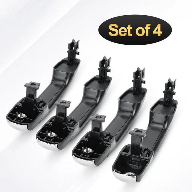 Alt view image 7 of 7 - Chrome Exterior Door Handles (Set of 4) for 2010-2020 Toyota 4Runner,2016-2020 Land Cruiser/2010-2020 Lexus GX460,Front and Rear, Drive & Passenger Side(Not for Keyless Entry) Replaces# 6921035180B0