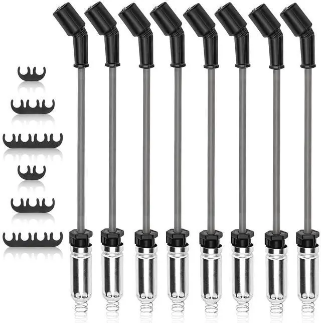 Main image of 19431551 Spark Plug Wire Kit for 1999-2021 Chevy Silverado 1500, Tahoe, Suburban, Camaro, Corvette/GMC Sierra 1500,Yukon,Yukon XL/Cadillac CT5, Escalade, Escalade ESV 4.8 5.3 6.0 6.2 V8 12716289 758EE