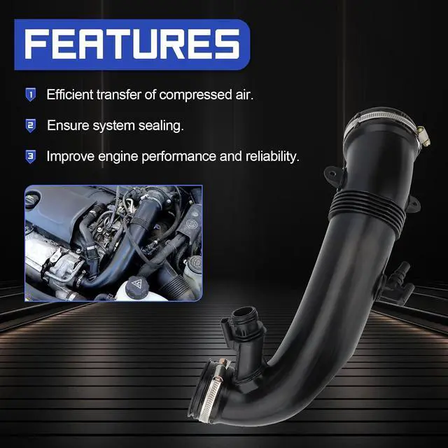 Alt view image 4 of 7 - 13717627501 Air Duct Intake Boot Hose Turbo Pipe for 2010-2015 Mini Cooper S Countryman Paceman Clubman R55 R56 R57 R58 R59 R60 N18 Engine Replaces# 13717607778 7627501