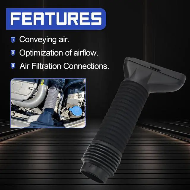 Alt view image 5 of 7 - 2710900982 Air Intake Hose Tube for 2012 2013 2014 2015 Mercedes-Benz C250 (W204 With M271 Engine) Replaces# 2710900682 SK121342 AIH1222M