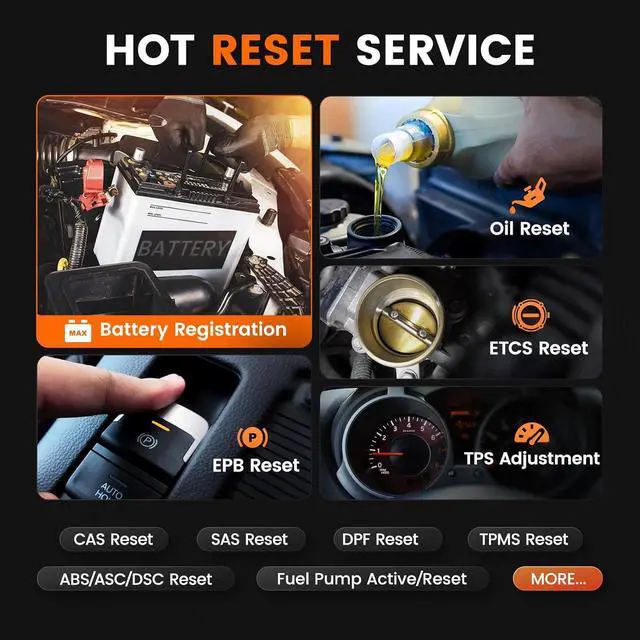Alt view image 4 of 7 - BM700 PRO Fit for BMW Scanner - Battery Registration Tool, Code Reader for BMW/Mini/RR, Advanced OBD2 Scanner Auto V-I-N, Full System Diagnostic for BMW Scan Tool with All Reset Services (Red)