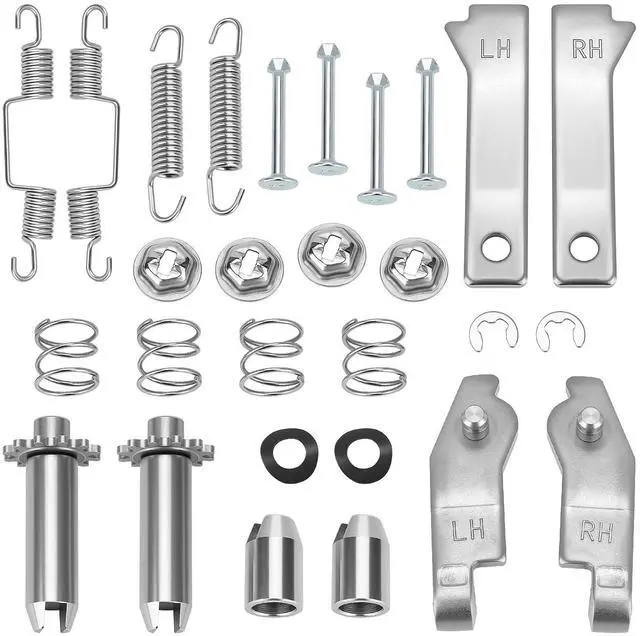 Main image of X4229 LH & RH Stainless Steel Parking Brake Hardware Kit For 1965-1982 Chevy Corvette C2 C3 Replace# X4229