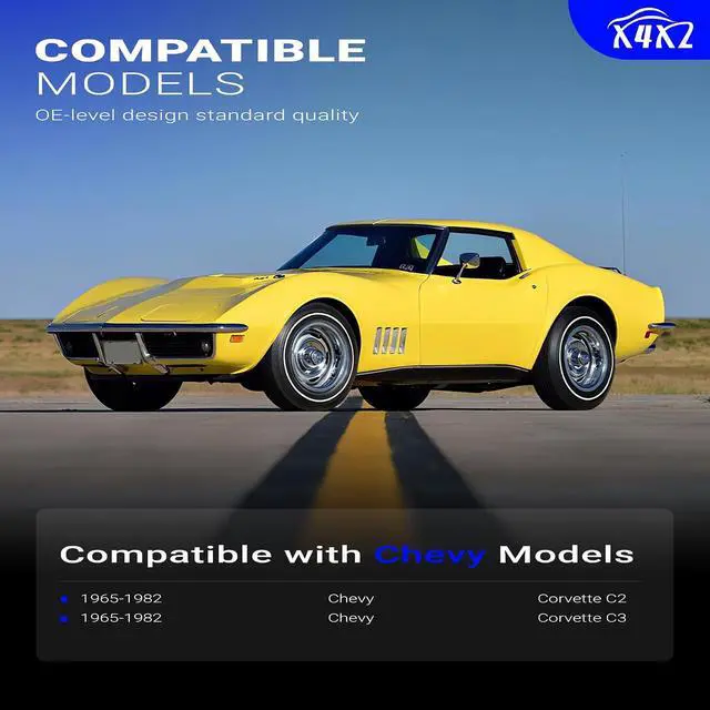 Alt view image 2 of 7 - X4229 LH & RH Stainless Steel Parking Brake Hardware Kit For 1965-1982 Chevy Corvette C2 C3 Replace# X4229
