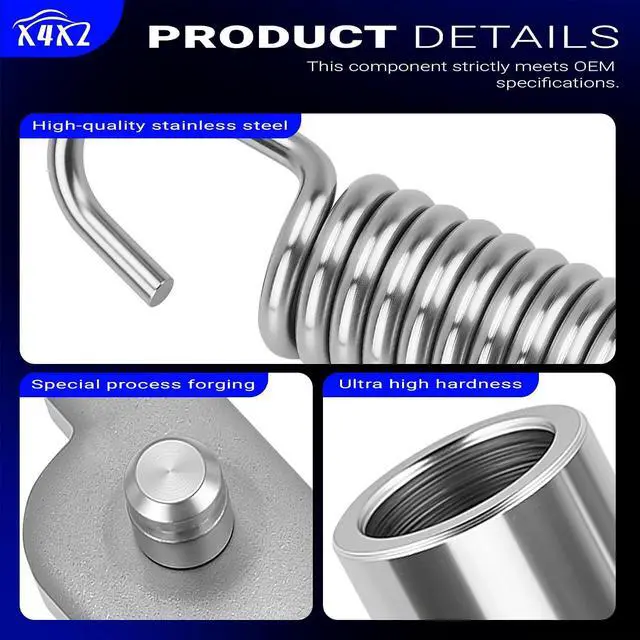 Alt view image 7 of 7 - X4229 LH & RH Stainless Steel Parking Brake Hardware Kit For 1965-1982 Chevy Corvette C2 C3 Replace# X4229
