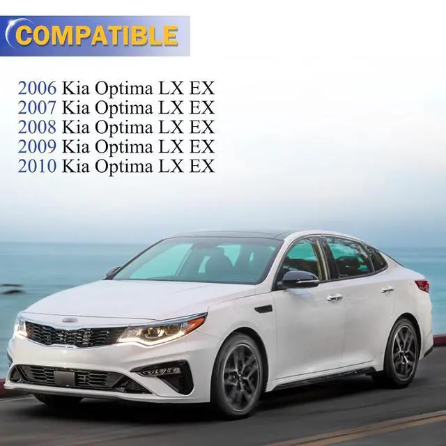 Alt view image 2 of 7 - 2PCS Front Left & Right Interior Inside Door Handle for 2006-2010 Kia Optima LX EX 826102G000 & 826202G000