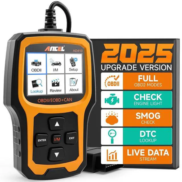 Alt view image 6 of 7 - AD410 OBD2 Scanner & BT410 12V/24V Battery Tester