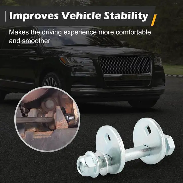 Alt view image 5 of 7 - K8740 Front Alignment Caster/Camber Kit for 1997-2004 Ford F-150,97-98 F-250,97-02 Expedition/98-2002 Lincoln Navigator Replaces# F65Z3C178AA,F65Z3B236BB,F8AZ3050AA