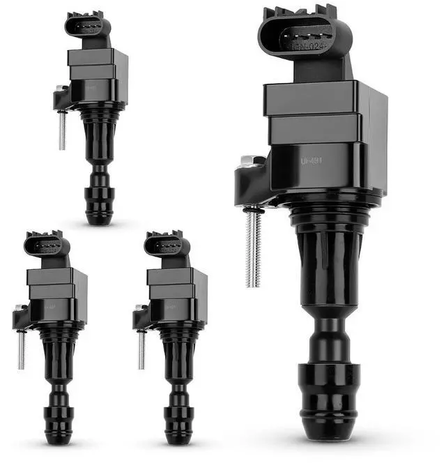 Main image of UF491 Ignition Coil Pack Compatible with Buick Regal Verano Lacrosses Allure/Chevy Cobalt Equinox Malibu Orlando HHR/GMC Terrain/Pontiac G5 G6/Saturn Replaces#UF645 D522C C1552 12638824 (set of 4)
