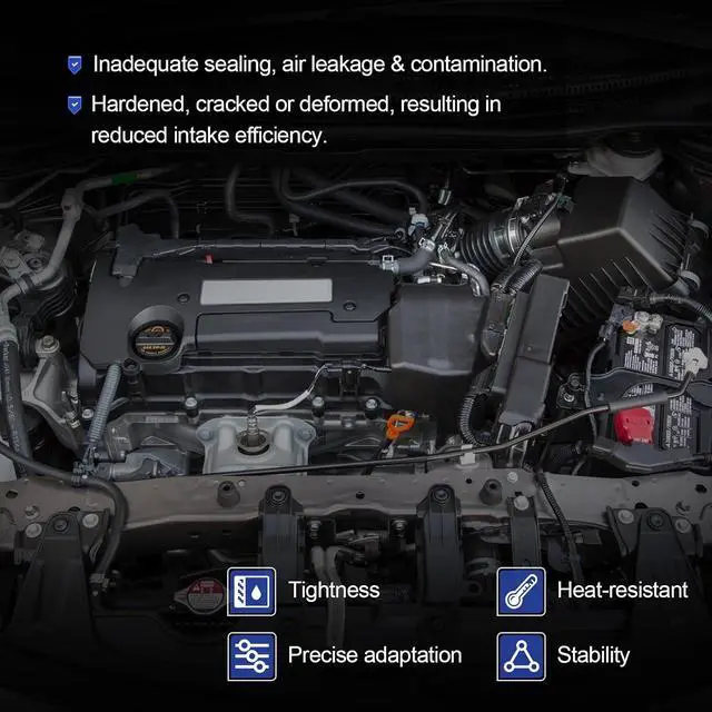Alt view image 3 of 7 - 17228-5LA-A00 Air Cleaner Intake Hose Tube For 2015-2016 Honda CR-V CRV 2.4L Replaces# 172285LAA00