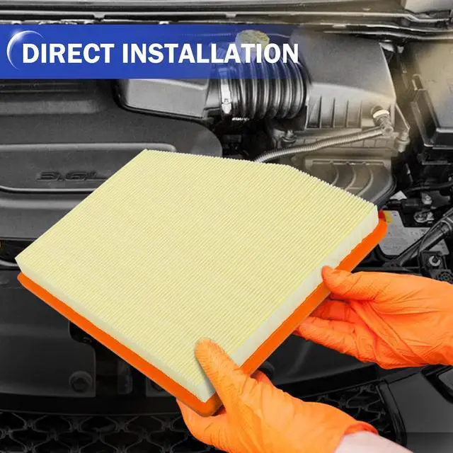 Alt view image 7 of 7 - A31433 Engine Air Filter for 2021-2026 Chrysler Grand Caravan 3.6L,2017-2026 Pacifica 3.6L(Non-Hybrid), 2020-2026 Voyager 3.6L Replaces #XA10583 WA10649 68214516AA PA99209