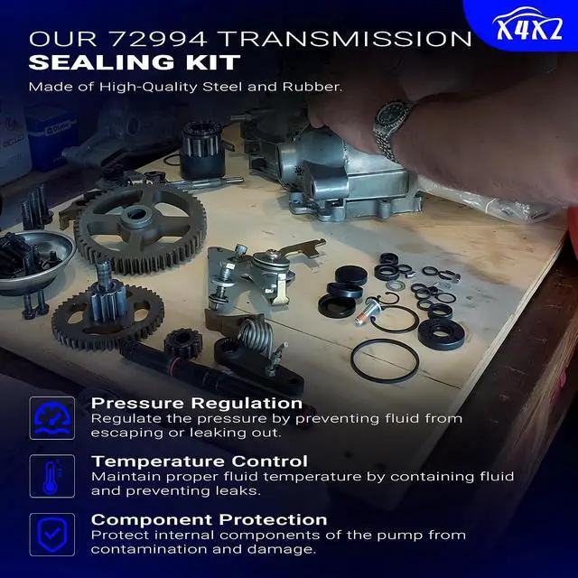 Alt view image 6 of 7 - 72994 Transmission Seal Kit Fit for Rebuilding Hydro-Gear ZT-2800, ZT-3100, ZT-3400 Transmissions Replace# 72994, 71410, 73107 (Set of 30)