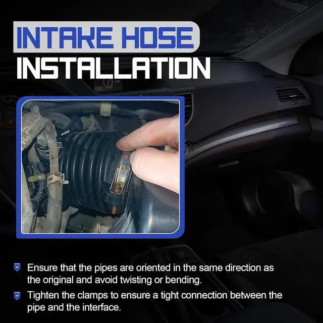 Alt view image 7 of 7 - 17228-5LA-A00 Air Cleaner Intake Hose Tube For 2015-2016 Honda CR-V CRV 2.4L Replaces# 172285LAA00