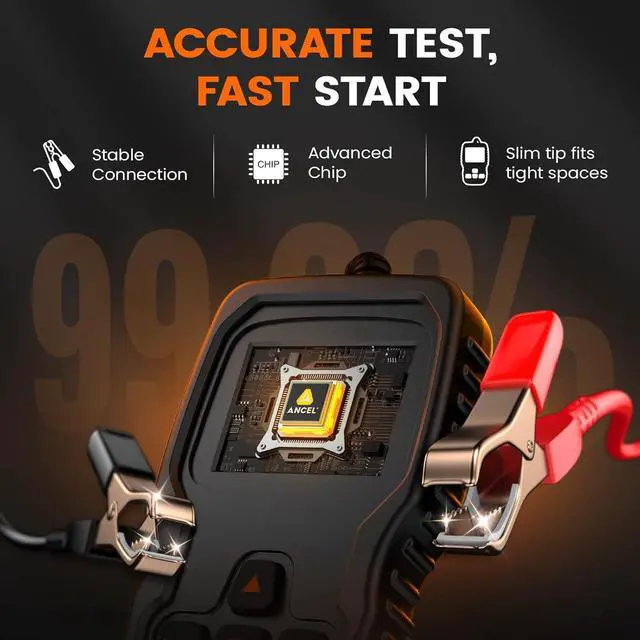 Alt view image 7 of 7 - BT310 12V 24V Car Battery Tester, Lead-Acid & Lithium Battery Load Tester for 100-2000 CCA, Test Automotive Battery Health, Cranking & Charging System for Car Truck Motorcycle RV ATV Boat & More