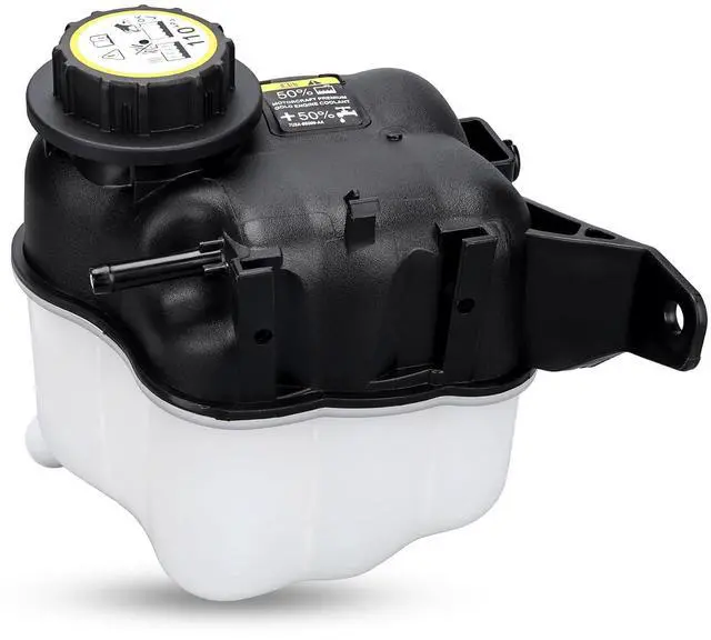 Main image of 603-364 Coolant Overflow Reservoir Tank with Cap For 2008-2018 Ford Explorer/Police Interceptor Sedan/Utility/Taurus 09-16 Lincoln MKS V6.3.7L 08-09 Mercury Sable V6.3.5L Replaces# AG1Z8A080A
