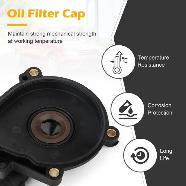 Alt view image 5 of 7 - 2720100631 PCV Vent Valve Crankcase breather Oil Separator Cover & Camshaft Expansion Plug Kit for Mercedes C230 C300 E350 C350 SLK300 ML350 ML450 GL450 GLK350 Replace# 0009985690 0009986590
