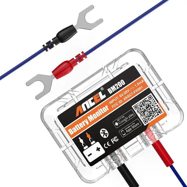 Alt view image 6 of 7 - AD310BT with 12V Batter Tester for All 12V Cars Code Reader and Battery Monitor