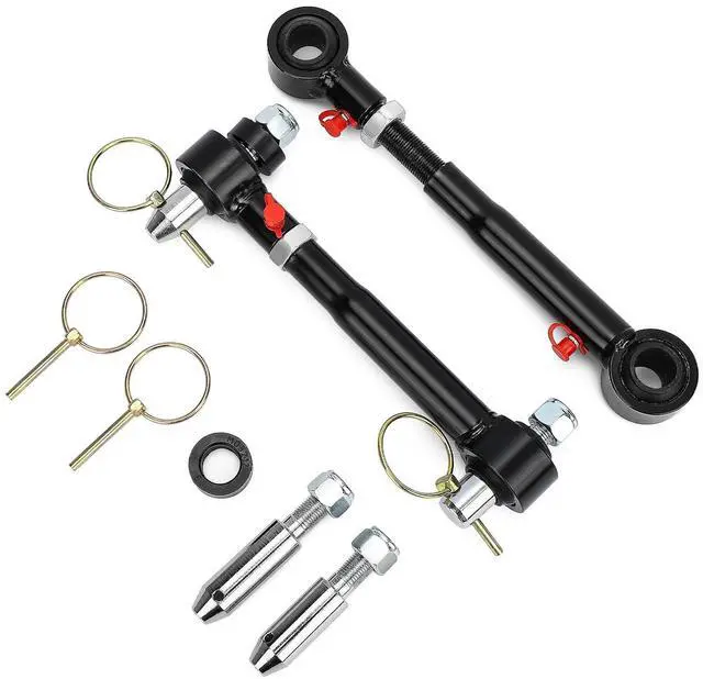 Main image of Front Swaybar Quicker Disconnect System with 2.5" - 6" Lift For 2007-2018 Jeep Wrangler JK JKU Replace 2034 Adjustable Quicker Disconnect Sway Bar links