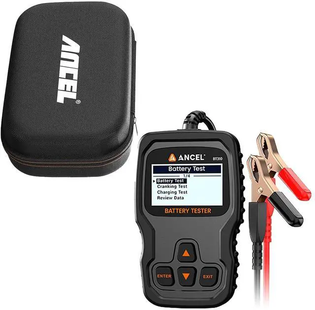 Main image of BT310 12V 24V Car Battery Tester - 100-2000 CCA Battery Load Tester+Protective Case Storage Bag